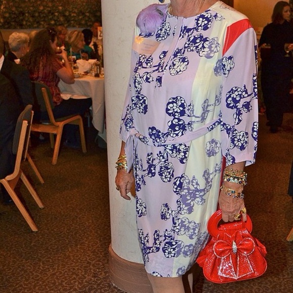 Diane Von Furstenberg Julieta Silk Dress Size 10 - Picture 1 of 16